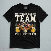 My Drinking Team Has A Pool Problem Billiard Players Themed T-Shirt thumb 5