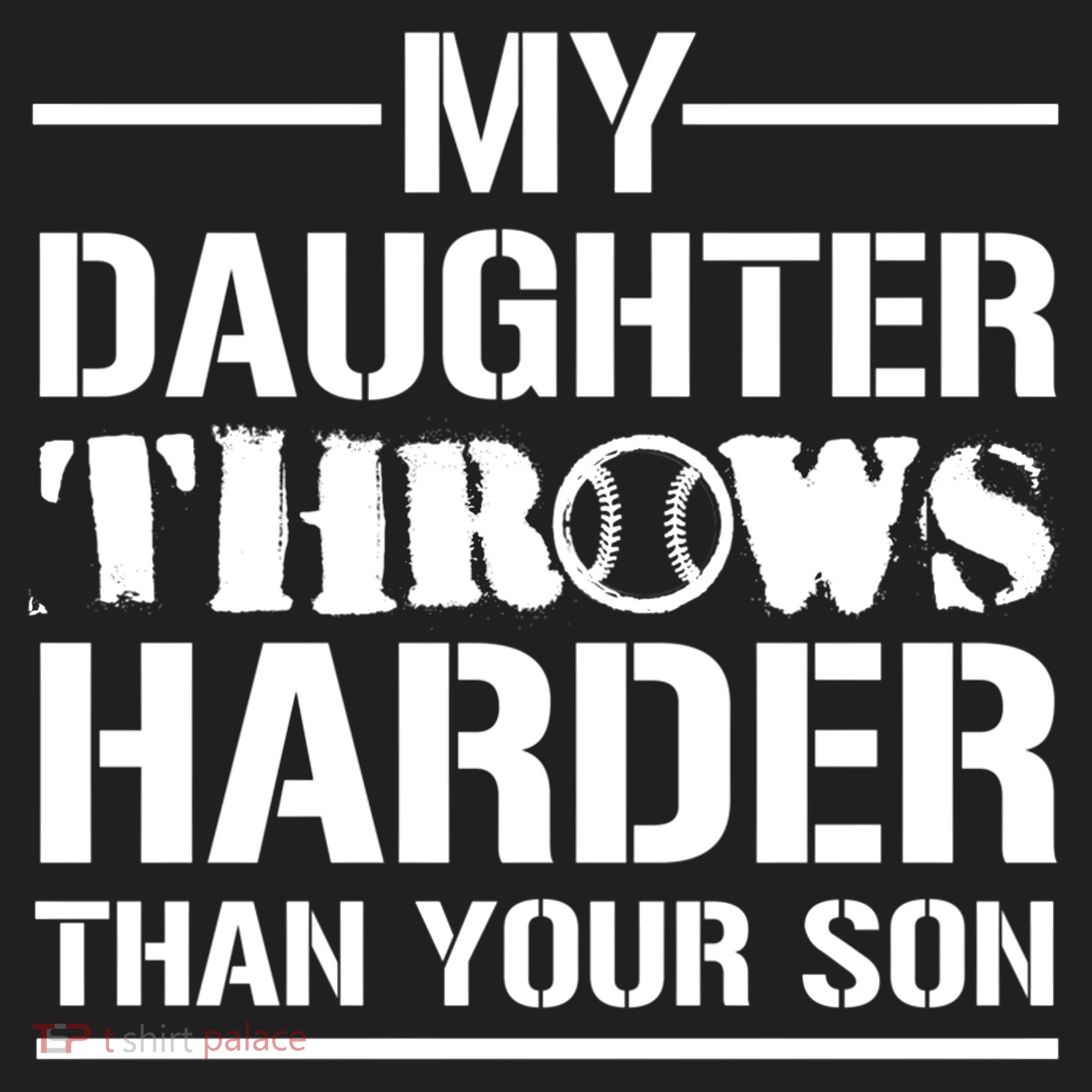 My Daughter Throws Harder Than Your Son Softball Dad Gift Beanie