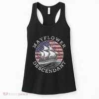 Mayflower Descendant Used Union Jack Women's Tank Top thumb 0