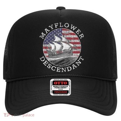 Mayflower Descendant Used Union Jack Hat