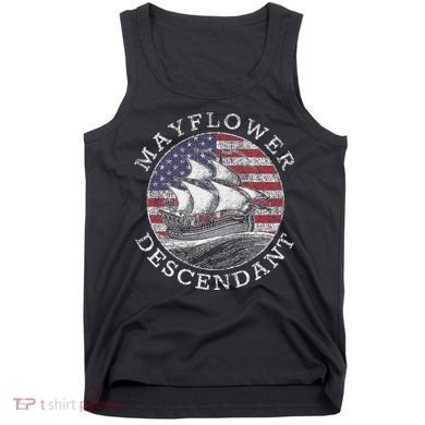 Mayflower Descendant Used Union Jack Tank Top