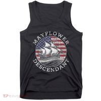Mayflower Descendant Used Union Jack Tank Top thumb 0