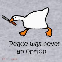 Murder Duck Untitled Duck Game Duck With Knife Meme Women's Sweatshirt thumb 2