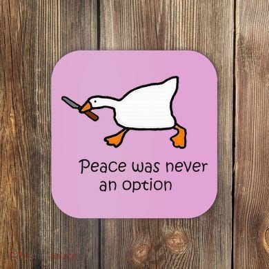 Murder Duck Untitled Duck Game Duck With Knife Meme Coaster
