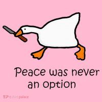 Murder Duck Untitled Duck Game Duck With Knife Meme Coaster thumb 2