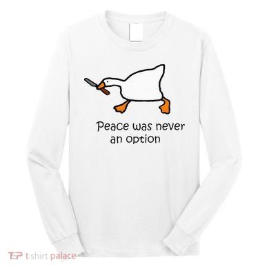 Murder Duck Untitled Duck Game Duck With Knife Meme Long Sleeve Shirt