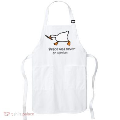 Murder Duck Untitled Duck Game Duck With Knife Meme Apron