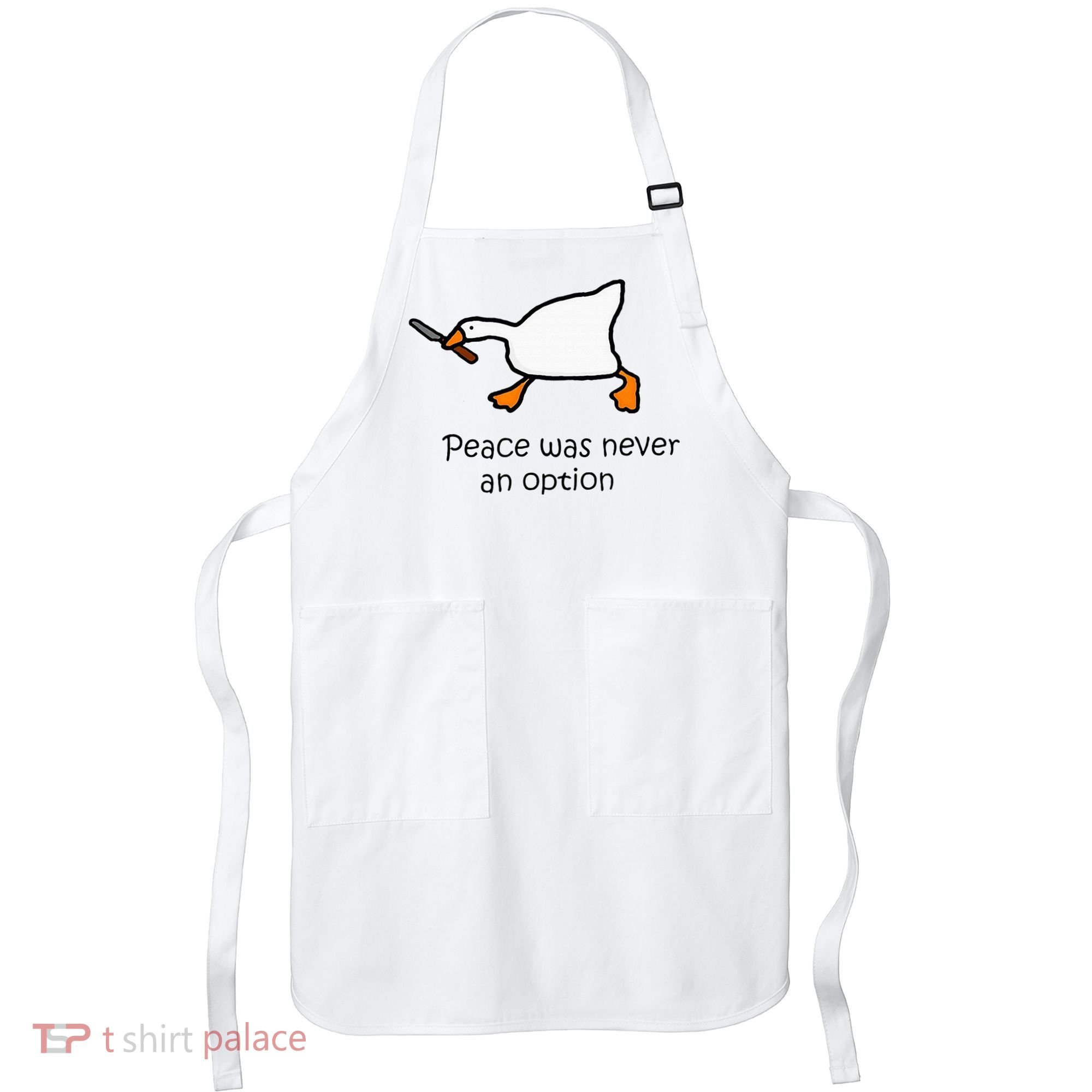Murder Duck Untitled Duck Game Duck With Knife Meme Apron