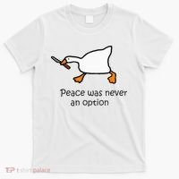 Murder Duck Untitled Duck Game Duck With Knife Meme T-Shirt thumb 0