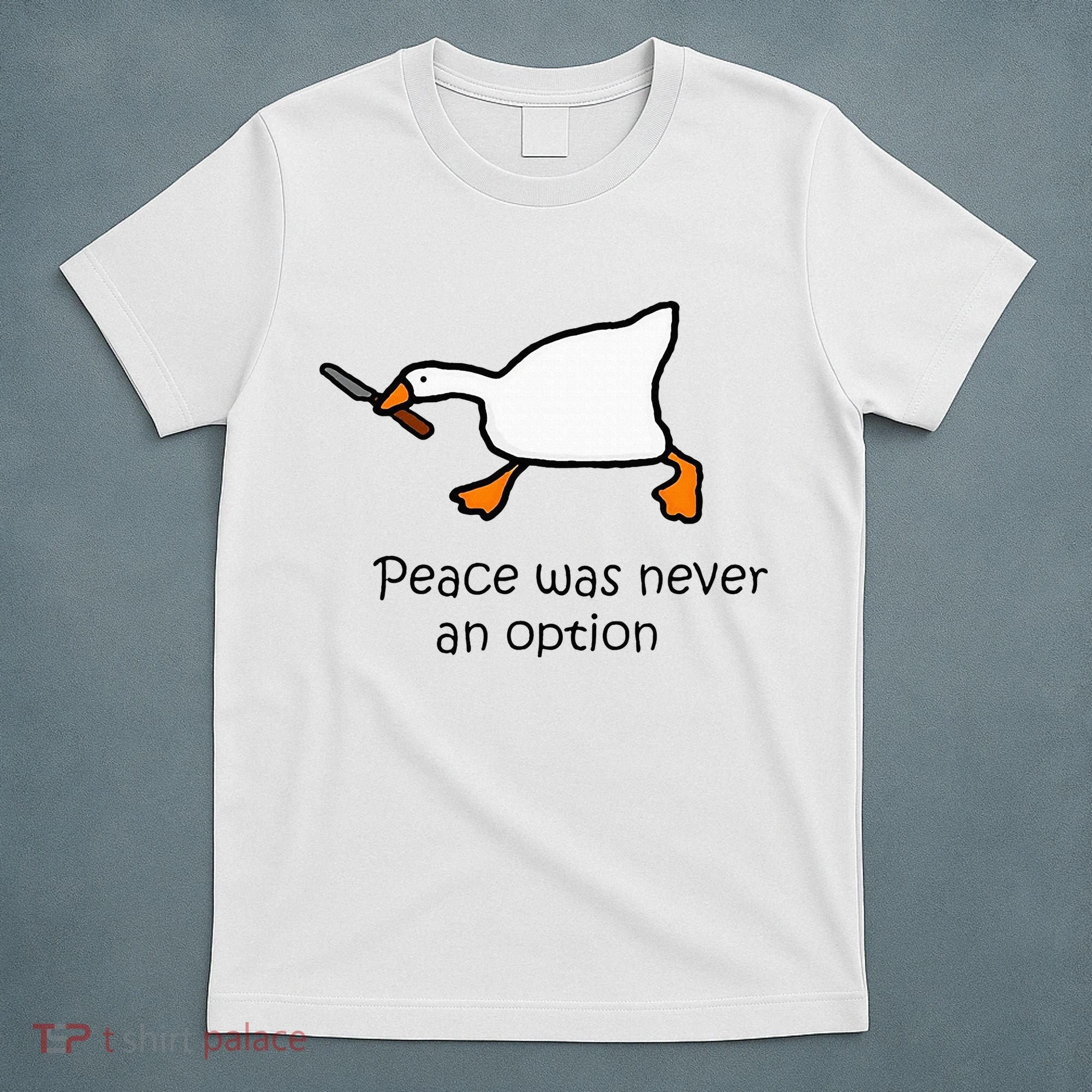 Murder Duck Untitled Duck Game Duck With Knife Meme T-Shirt