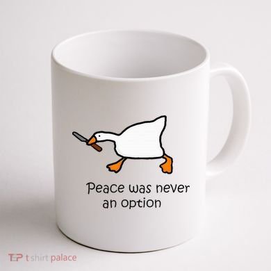 Murder Duck Untitled Duck Game Duck With Knife Meme Coffee Mug back