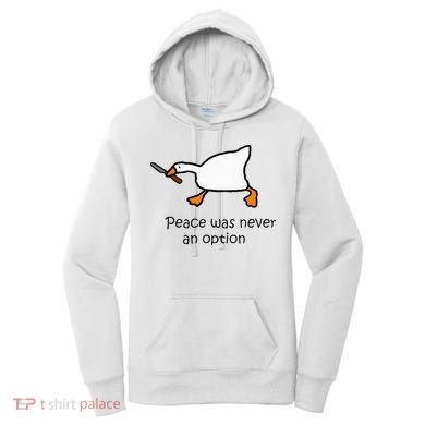 Murder Duck Untitled Duck Game Duck With Knife Meme Women's Hoodie