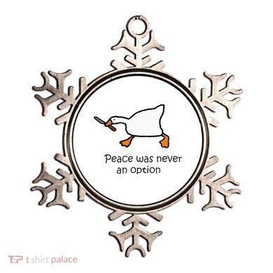 Murder Duck Untitled Duck Game Duck With Knife Meme Ornament