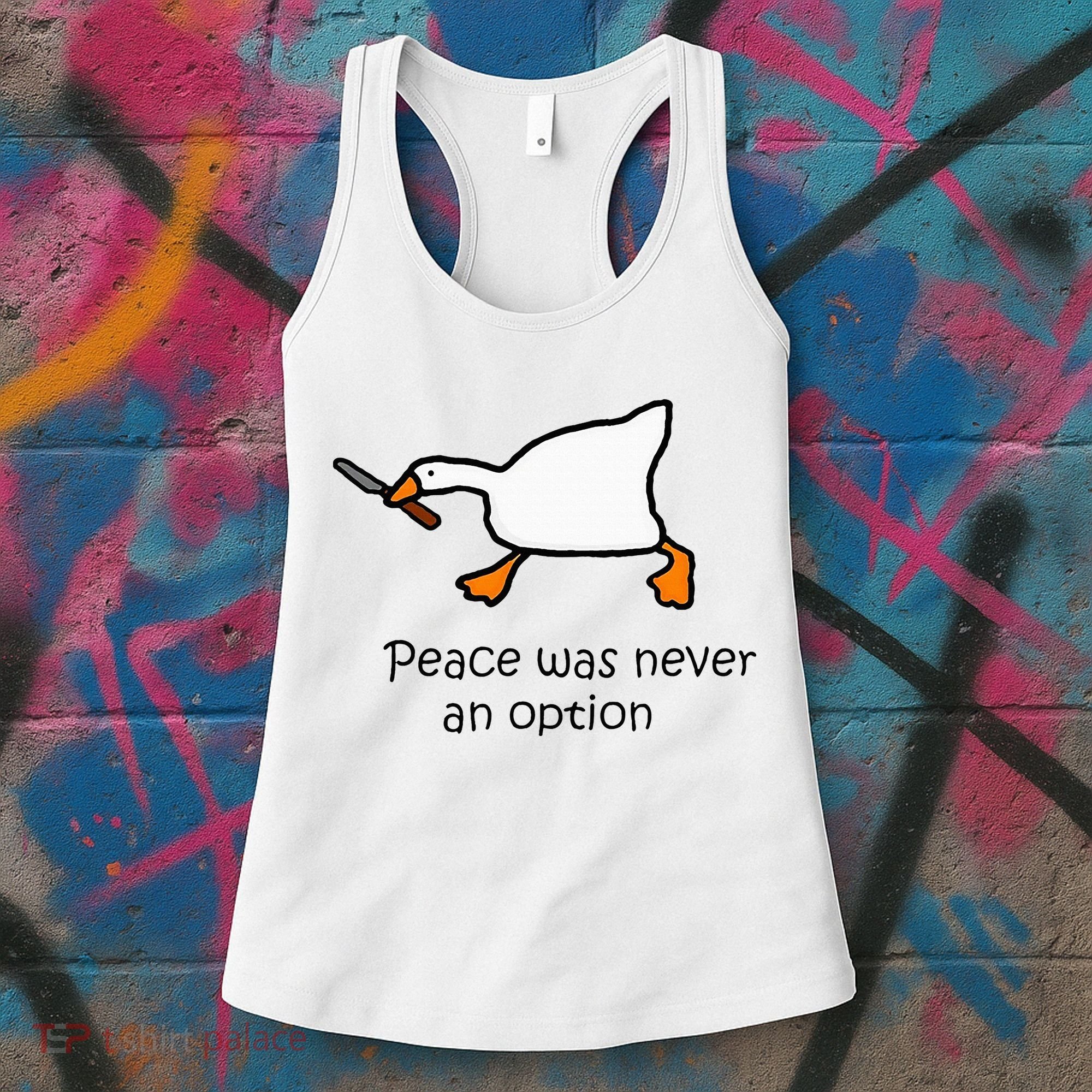 Murder Duck Untitled Duck Game Duck With Knife Meme Women's Tank Top