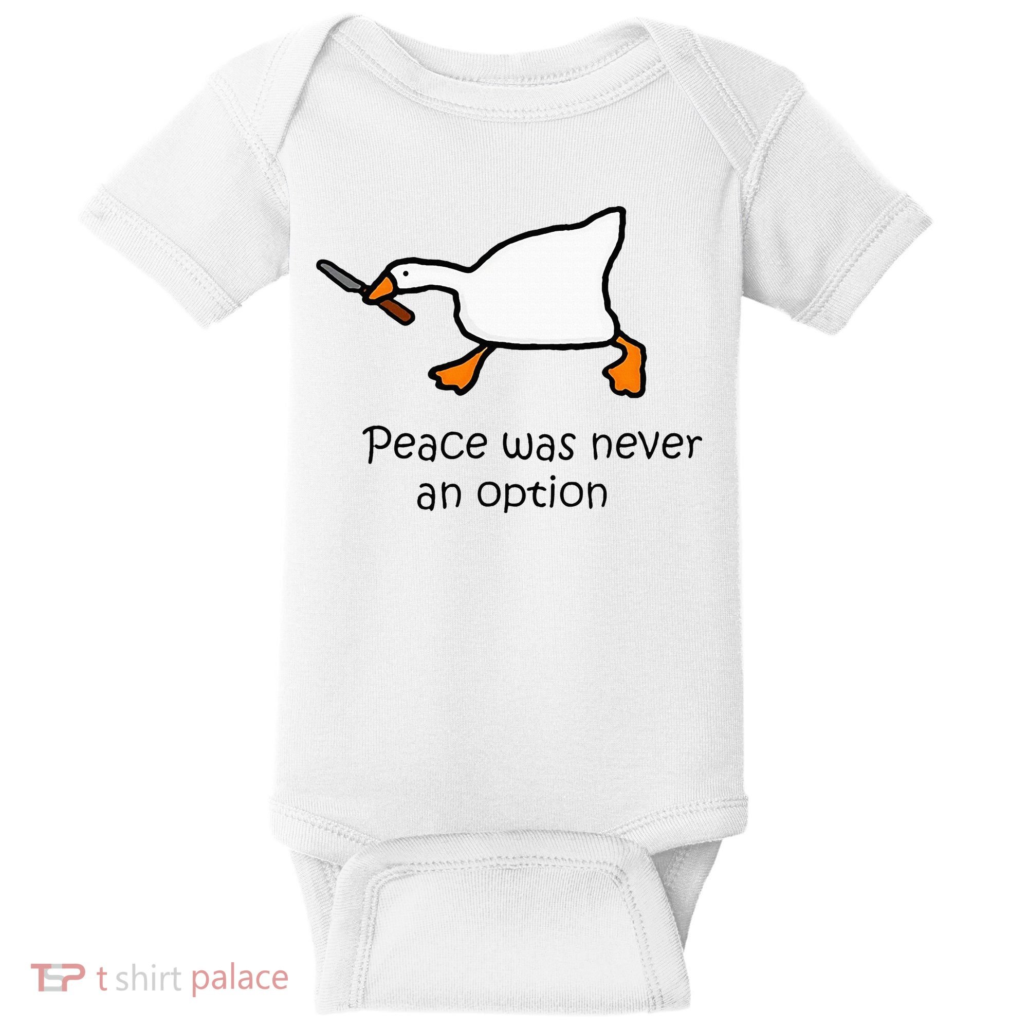 Murder Duck Untitled Duck Game Duck With Knife Meme Baby Bodysuit