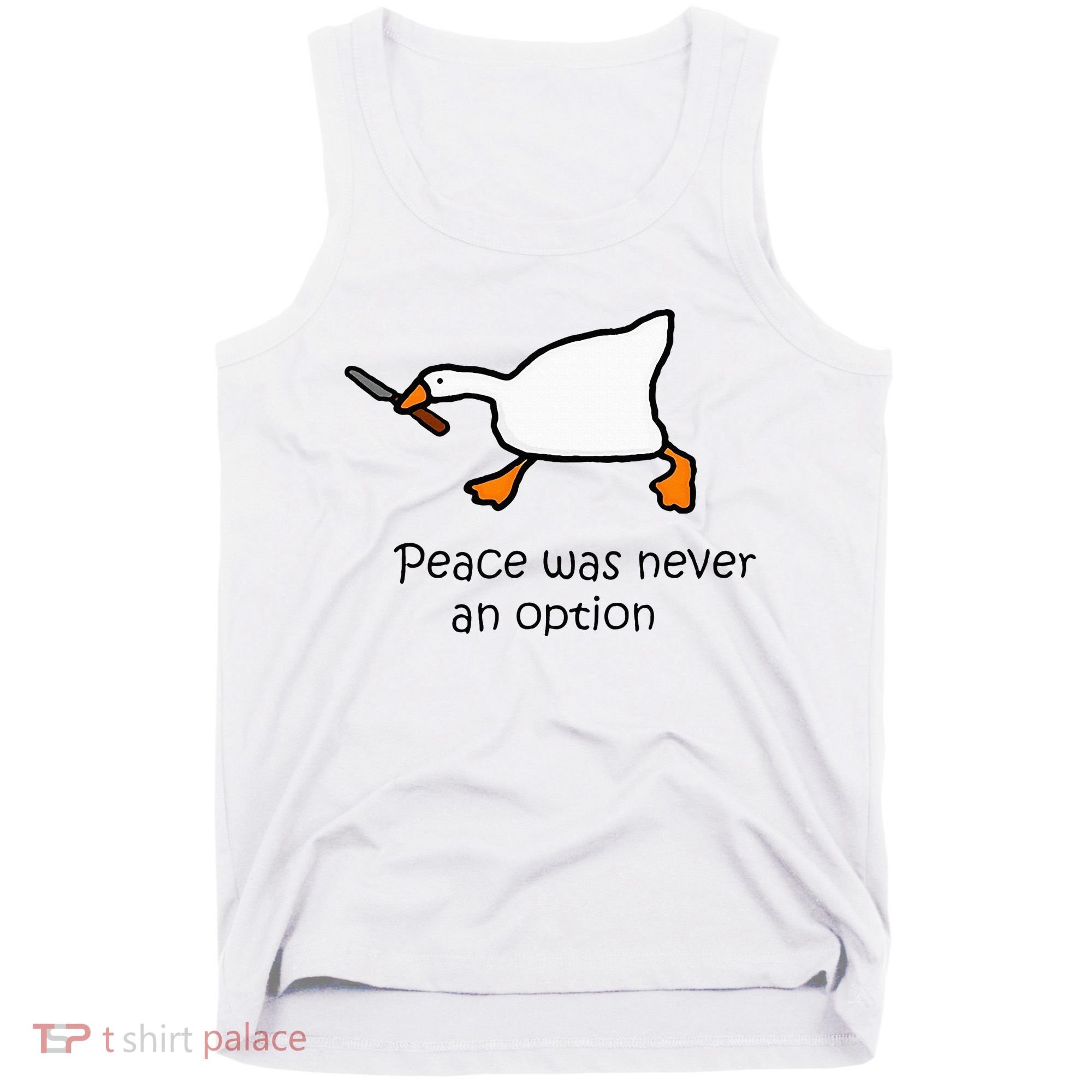 Murder Duck Untitled Duck Game Duck With Knife Meme Tank Top