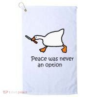 Murder Duck Untitled Duck Game Duck With Knife Meme Golf Towel thumb 0