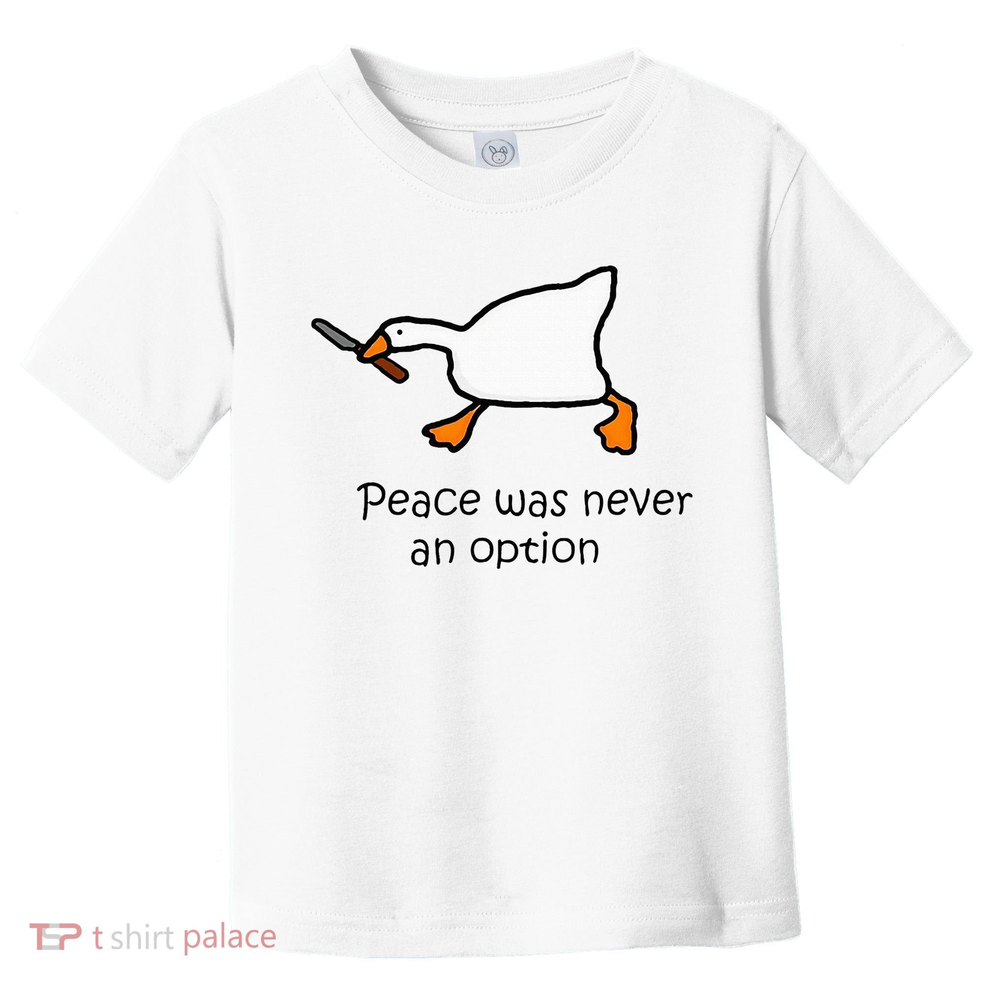Murder Duck Untitled Duck Game Duck With Knife Meme Toddler T-Shirt