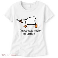 Murder Duck Untitled Duck Game Duck With Knife Meme Women's T-Shirt thumb 0
