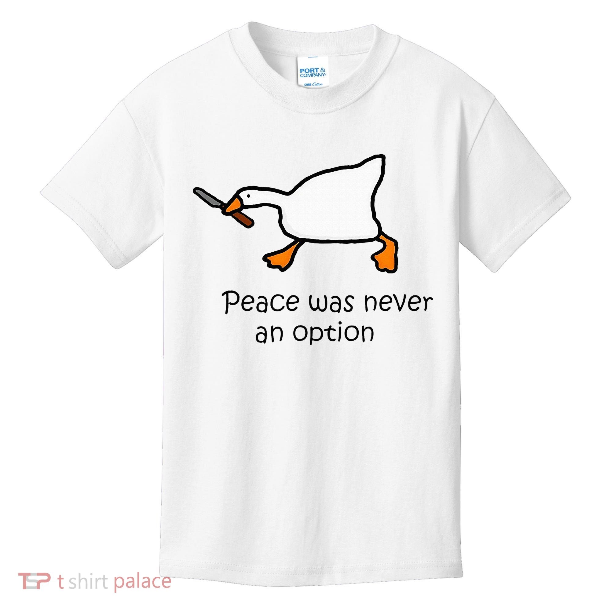 Murder Duck Untitled Duck Game Duck With Knife Meme Kids T-Shirt