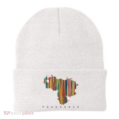 Mapa De Venezuela Multicolor Franela Beanie