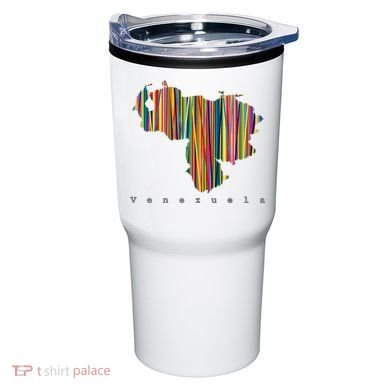 Mapa De Venezuela Multicolor Franela Tumbler