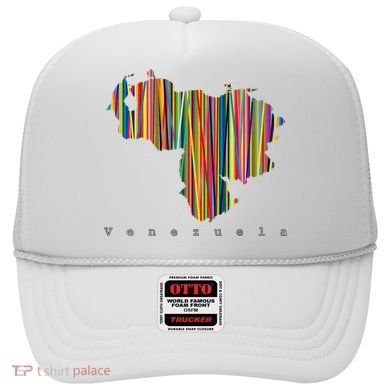 Mapa De Venezuela Multicolor Franela Hat