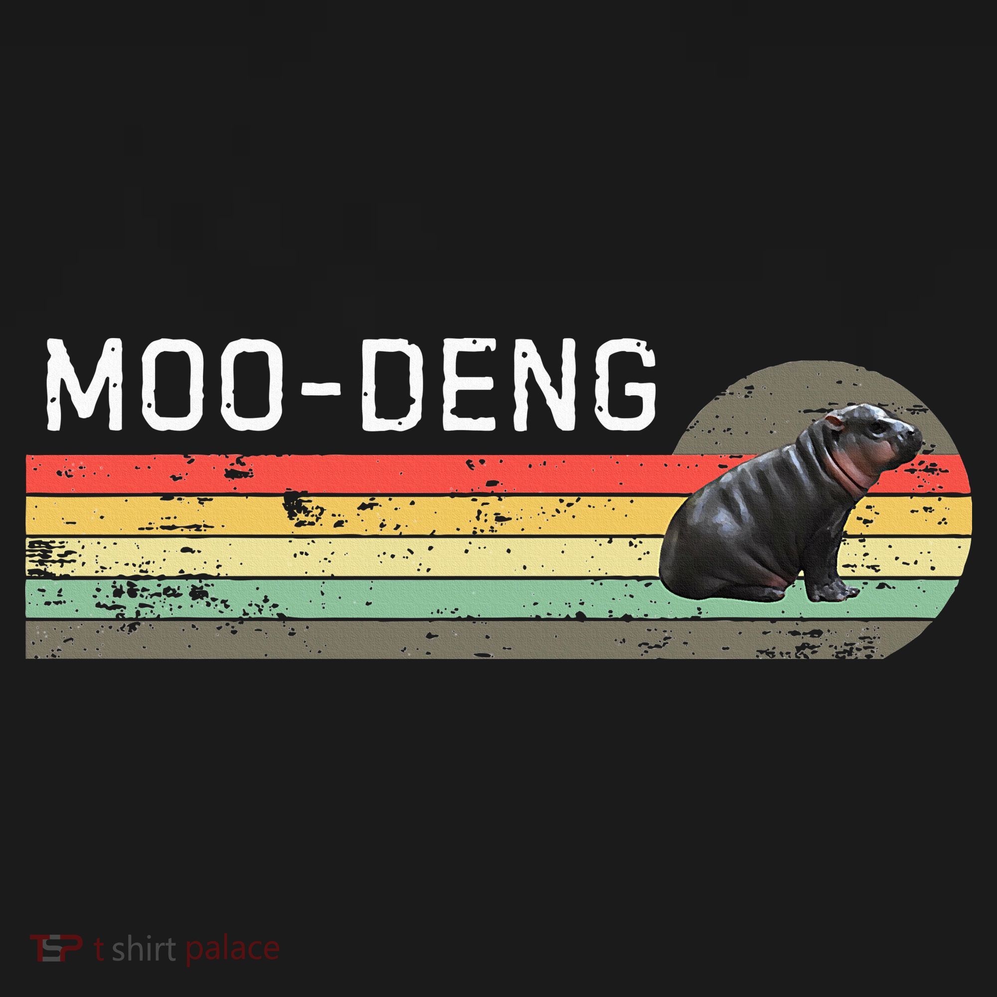 Moo Deng Vintage T-Shirt
