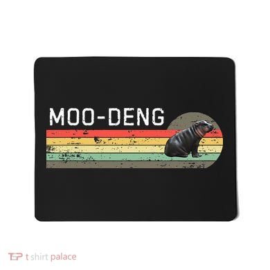 Moo Deng Vintage Mousepad