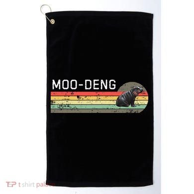 Moo Deng Vintage Golf Towel