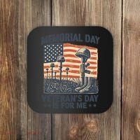 Memorial Day - Veteran's Day is for Me Coaster thumb 0
