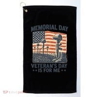 Memorial Day - Veteran's Day is for Me Golf Towel thumb 0