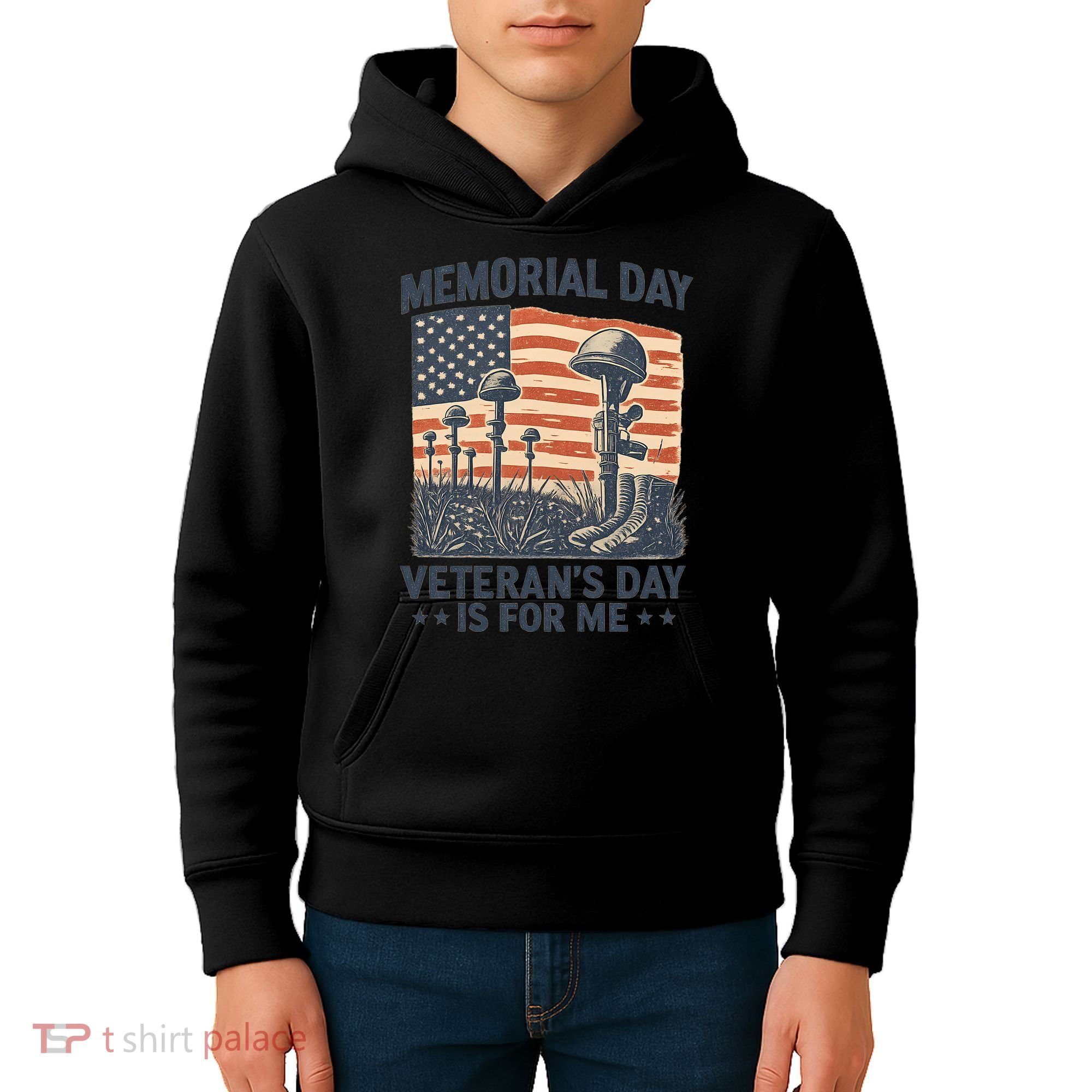 Memorial Day - Veteran's Day is for Me Kids Hoodie