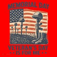 Memorial Day - Veteran's Day is for Me Santa Hat thumb 1