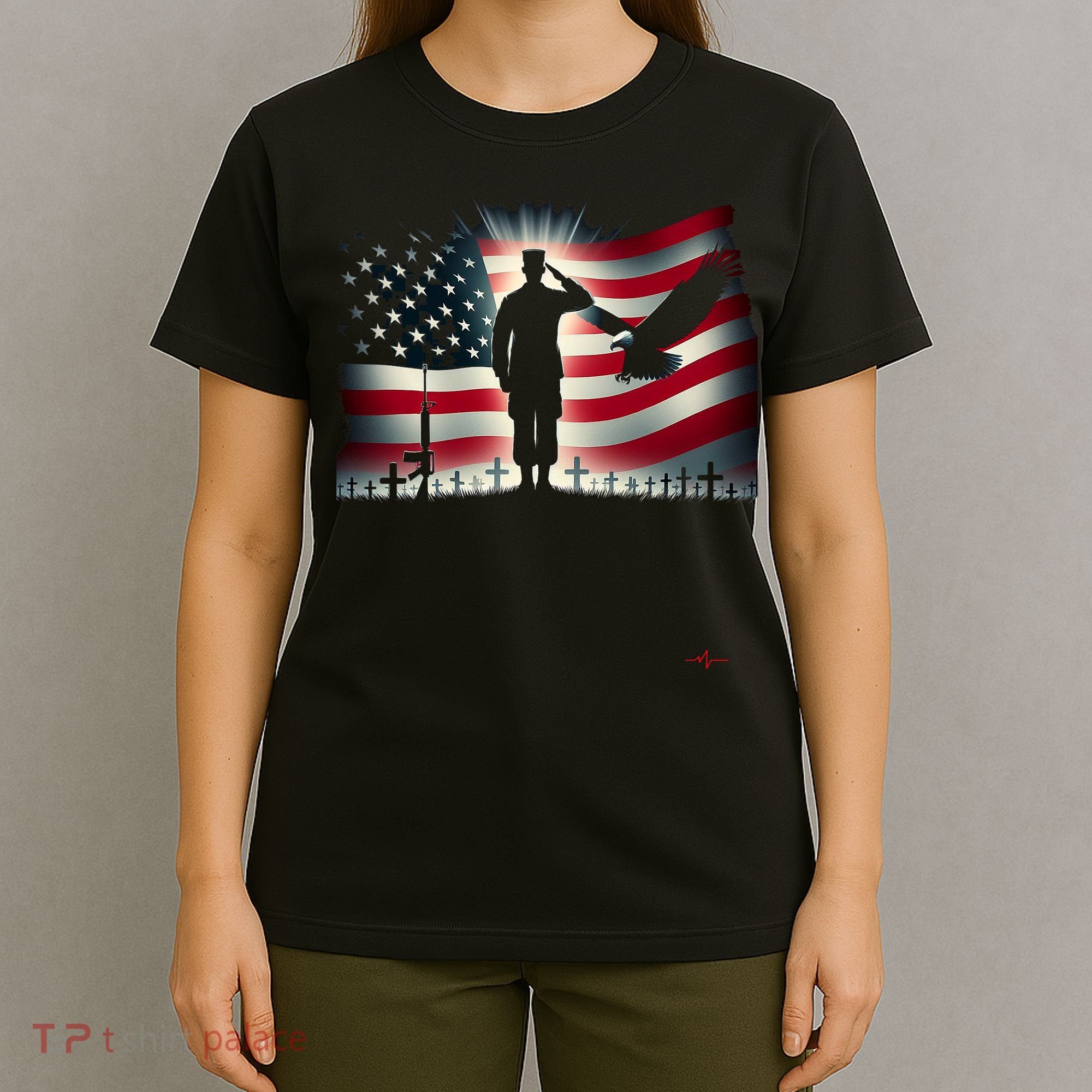 Memorial Day We Will Never Forget Remember The Fallen Flag T-Shirt