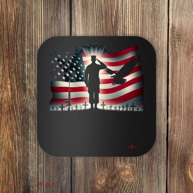 Memorial Day We Will Never Forget Remember The Fallen Flag Coaster