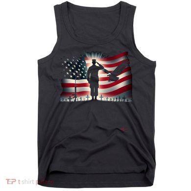 Memorial Day We Will Never Forget Remember The Fallen Flag Tank Top