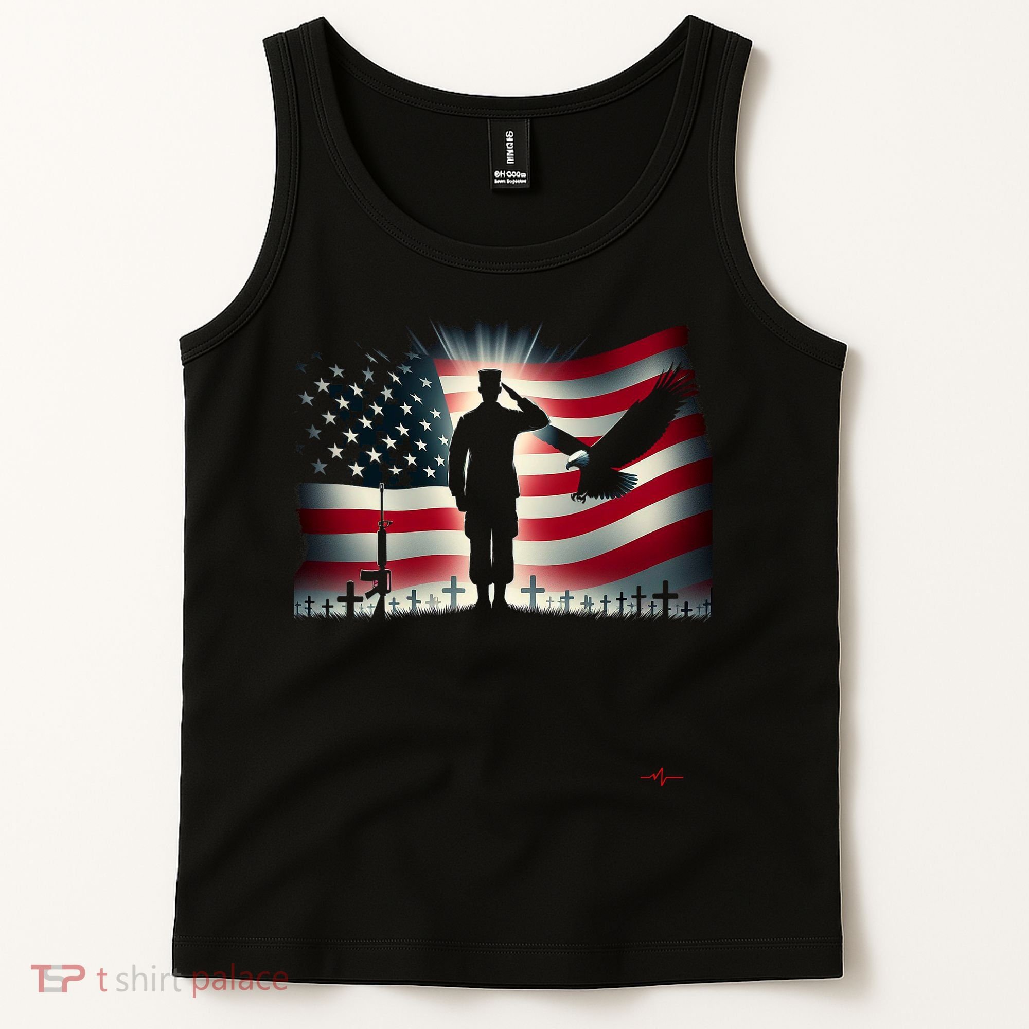 Memorial Day We Will Never Forget Remember The Fallen Flag Tank Top