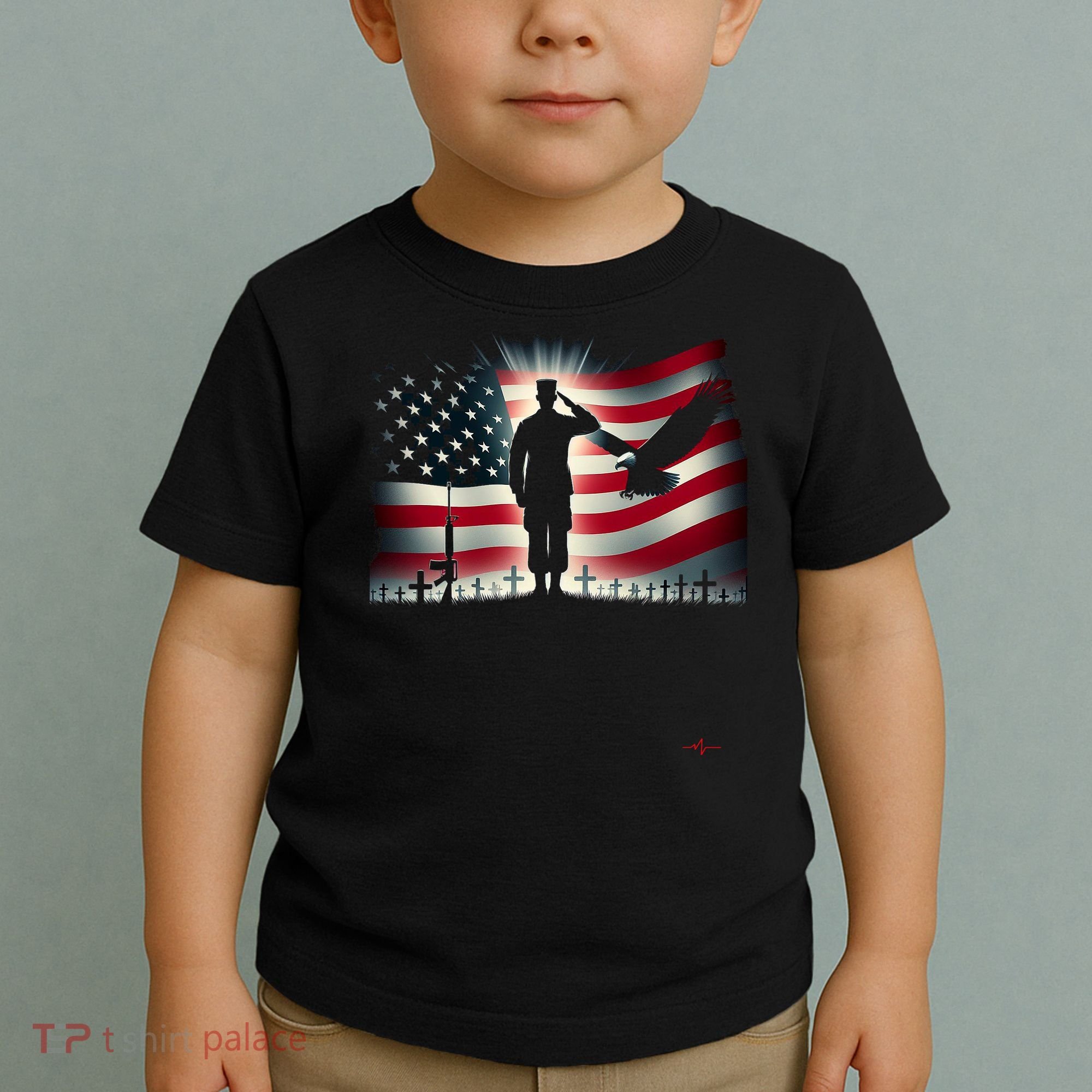 Memorial Day We Will Never Forget Remember The Fallen Flag Toddler T-Shirt