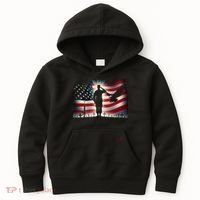 Memorial Day We Will Never Forget Remember The Fallen Flag Kids Hoodie thumb 0