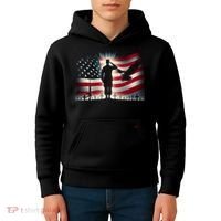 Memorial Day We Will Never Forget Remember The Fallen Flag Kids Hoodie thumb 4