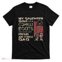 My Daughter Wear Combat Boots Proud Dad Of Veteran T-Shirt thumb 0
