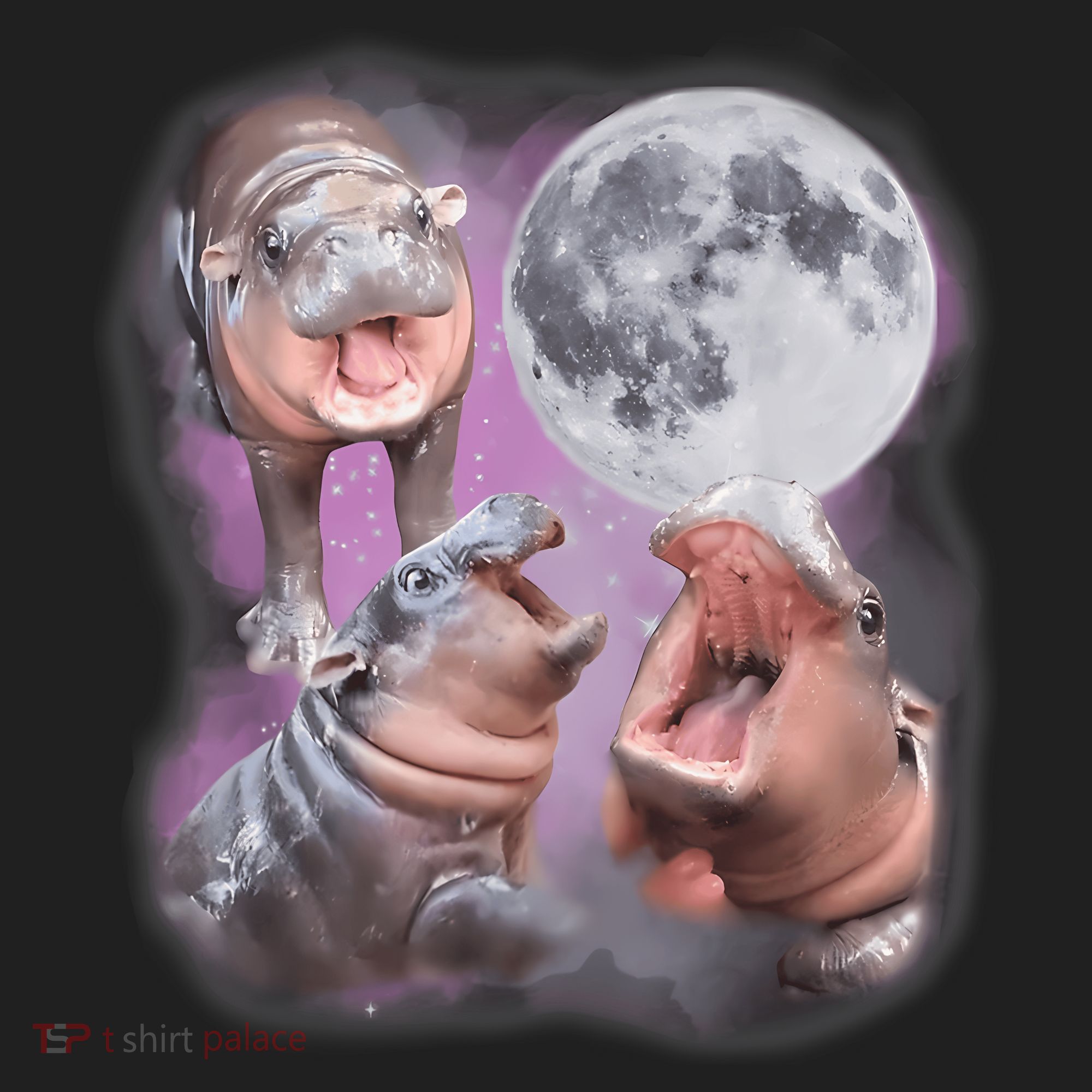 Moo Deng With The Moon Women's Sweatshirt