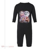 Moo Deng With The Moon Infant Fleece One Piece thumb 0