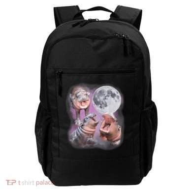 Moo Deng With The Moon Backpack