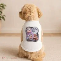 Moo Deng With The Moon Doggie Tank thumb 2