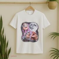 Moo Deng With The Moon T-Shirt thumb 2