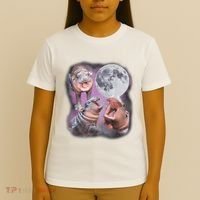 Moo Deng With The Moon T-Shirt thumb 4