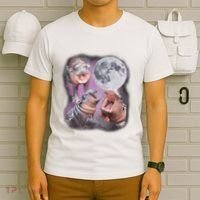 Moo Deng With The Moon T-Shirt thumb 6