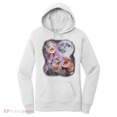Moo Deng With The Moon Women's Hoodie